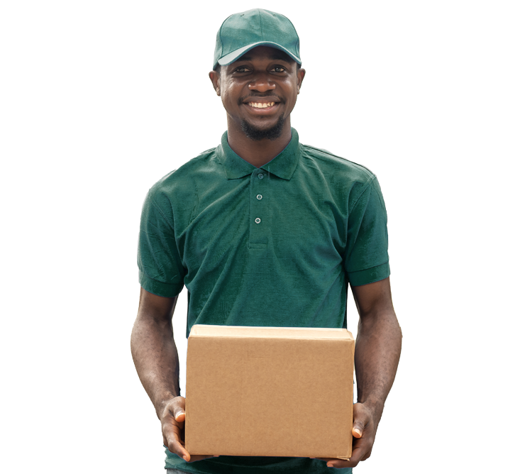 Parcel delivery with Veloo